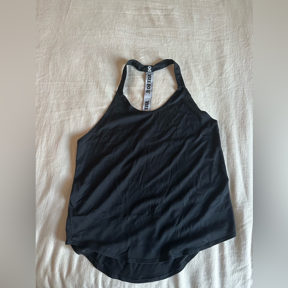 Nike, tank top halter loose fit, black, size S, lightly worn